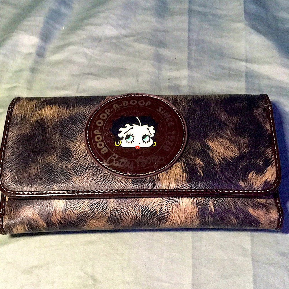betty boop wallet with check holder